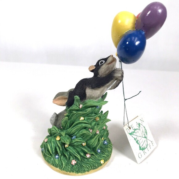 Charming Tails Mouse Hang On 98/600 Skunk/Rabbit Special Ed Fitz & Floyd W/ Box - Picture 4 of 12